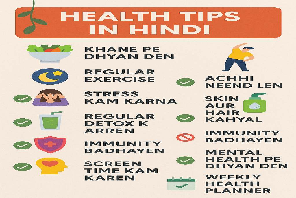 health tips in Hindi